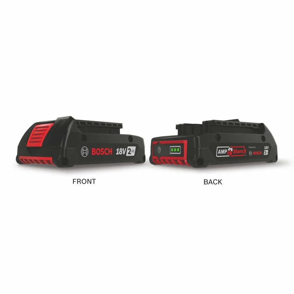 Bosch BAT612-2PK 18V Lithium-Ion 2 Ah Standard Power Batteries, 2-Pack - Image 3