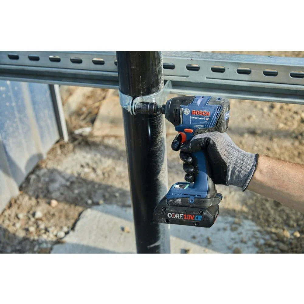 Bosch GDR18V-1860CN 18V Brushless Connected-Ready 1/4 In. Hex Impact Driver (Bare Tool) - Image 6