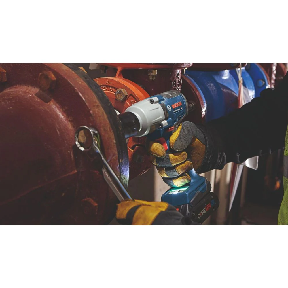 Bosch GDS18V-330CN 18V Brushless Connected-Ready 1/2 In. Mid-Torque Impact Wrench with Friction Ring and Thru-Hole (Bare Tool) - Image 11
