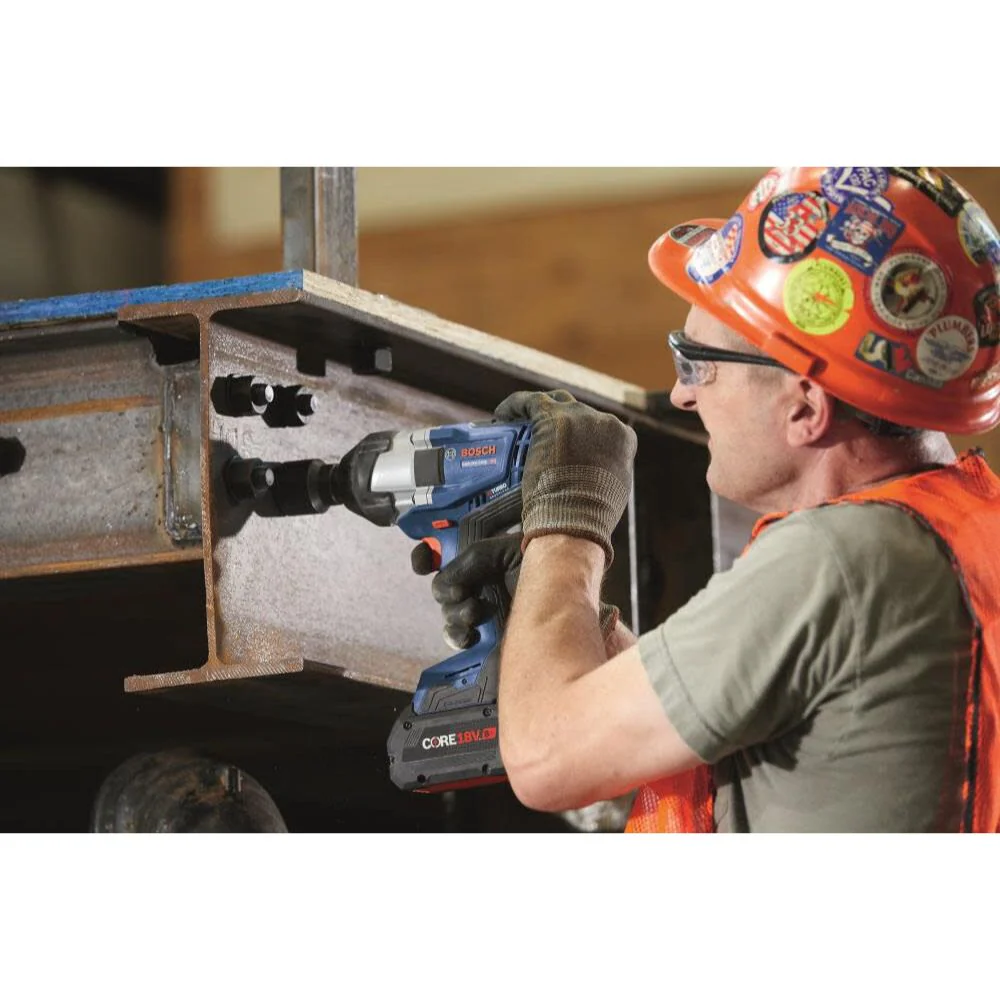 Bosch GDS18V-740CB14 PROFACTOR 18V Connected 1/2" Impact Wrench Kit with Friction Ring and (1) CORE18V 8 Ah High Power Battery - Image 10