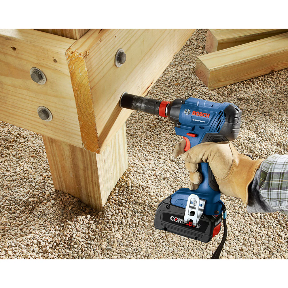 Bosch GDX18V-1600B12 18 V 1/4" and 1/2" Two-In-One Bit/Socket Impact Driver Kit - Image 11