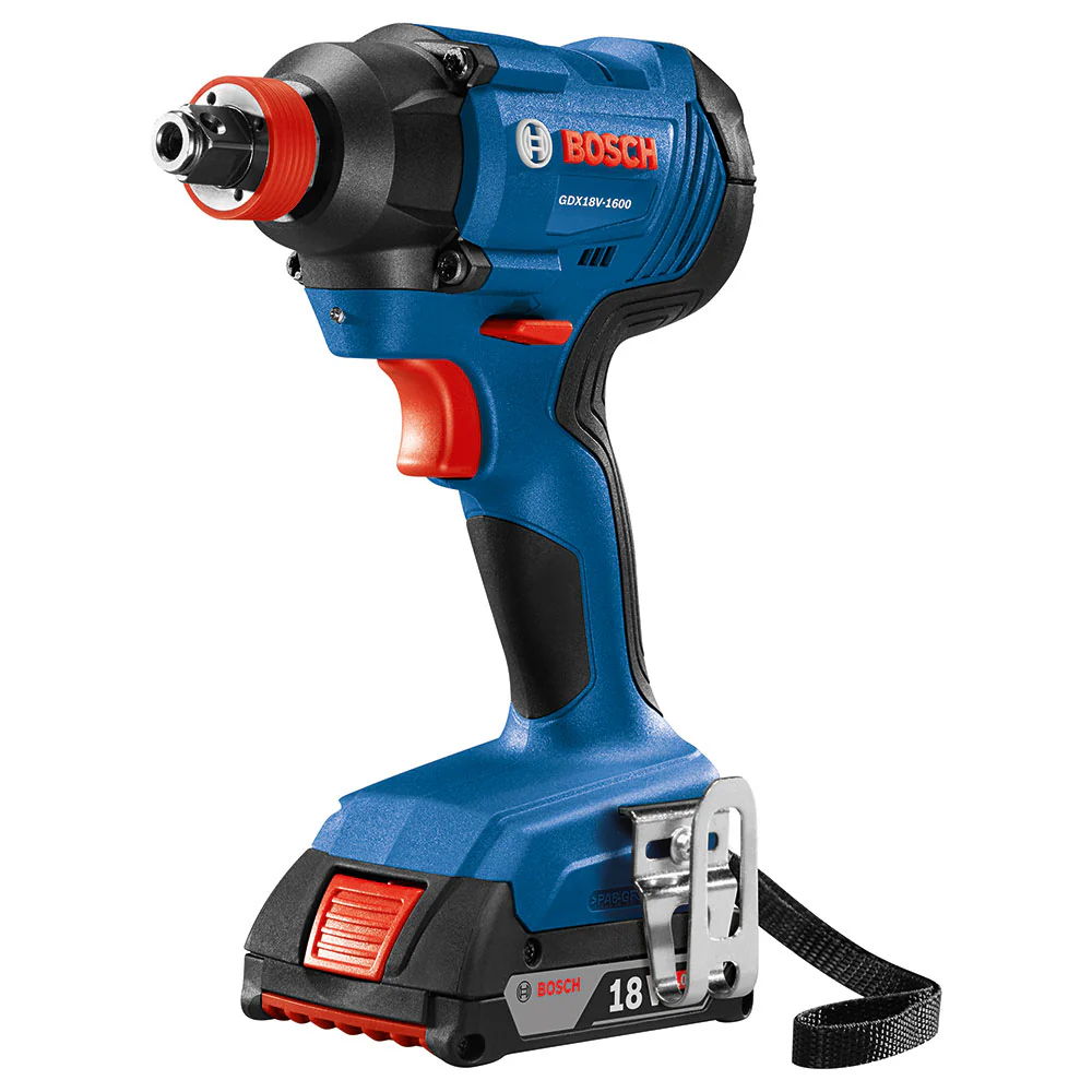 Bosch GDX18V-1600B12 18 V 1/4" and 1/2" Two-In-One Bit/Socket Impact Driver Kit - Image 9