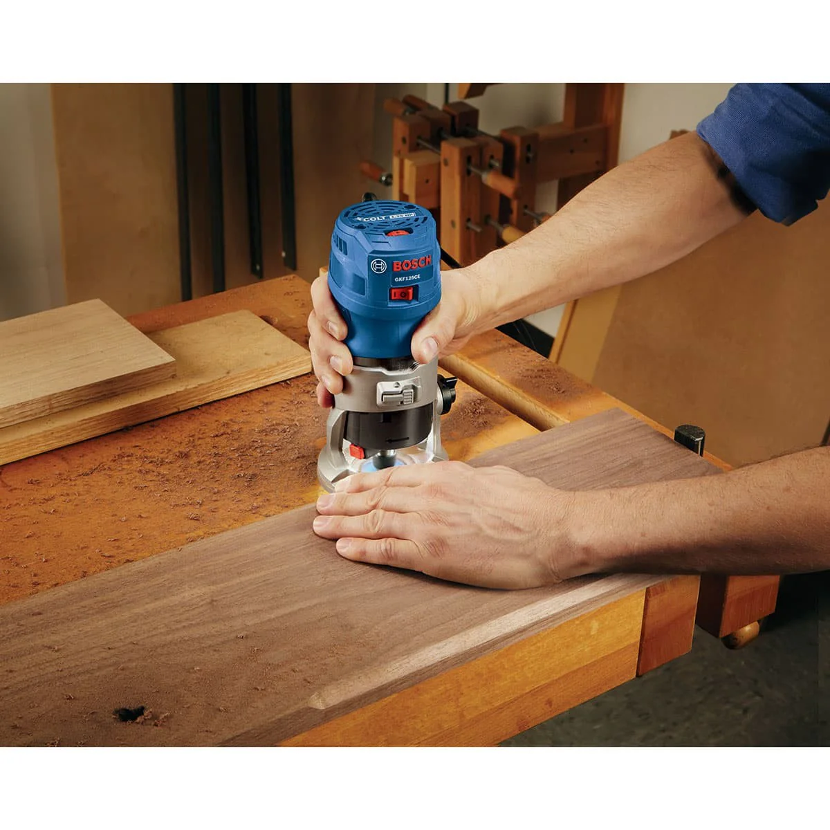 Bosch GKF125CEN Colt 1.25 HP (Max) Variable-Speed Palm Router - Image 5
