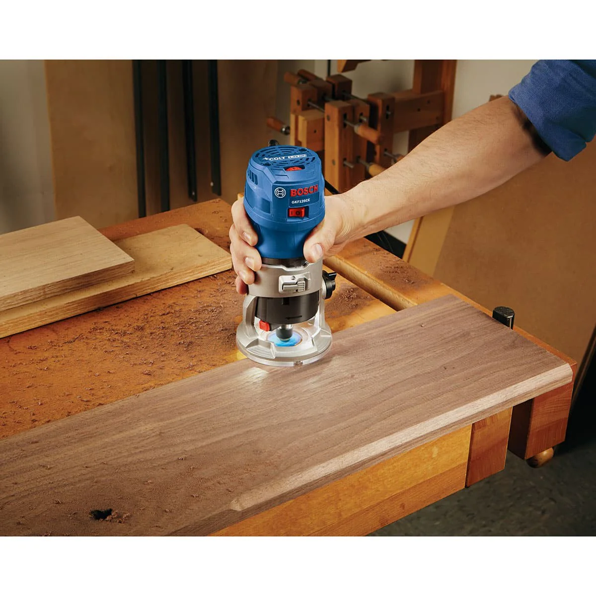 Bosch GKF125CEN Colt 1.25 HP (Max) Variable-Speed Palm Router - Image 6