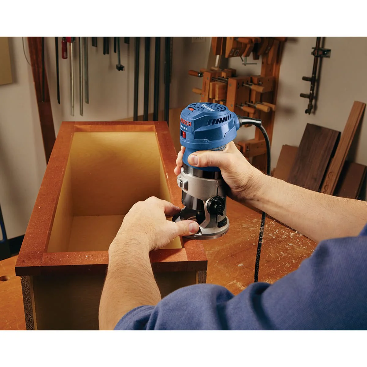 Bosch GKF125CEN Colt 1.25 HP (Max) Variable-Speed Palm Router - Image 7