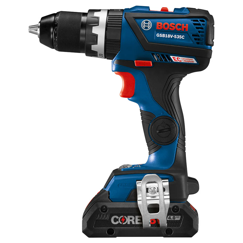 Bosch GSB18V-535CB25 18V Compact Tough 1/2" Hammer Drill/Driver Kit w/Batteries - Image 4