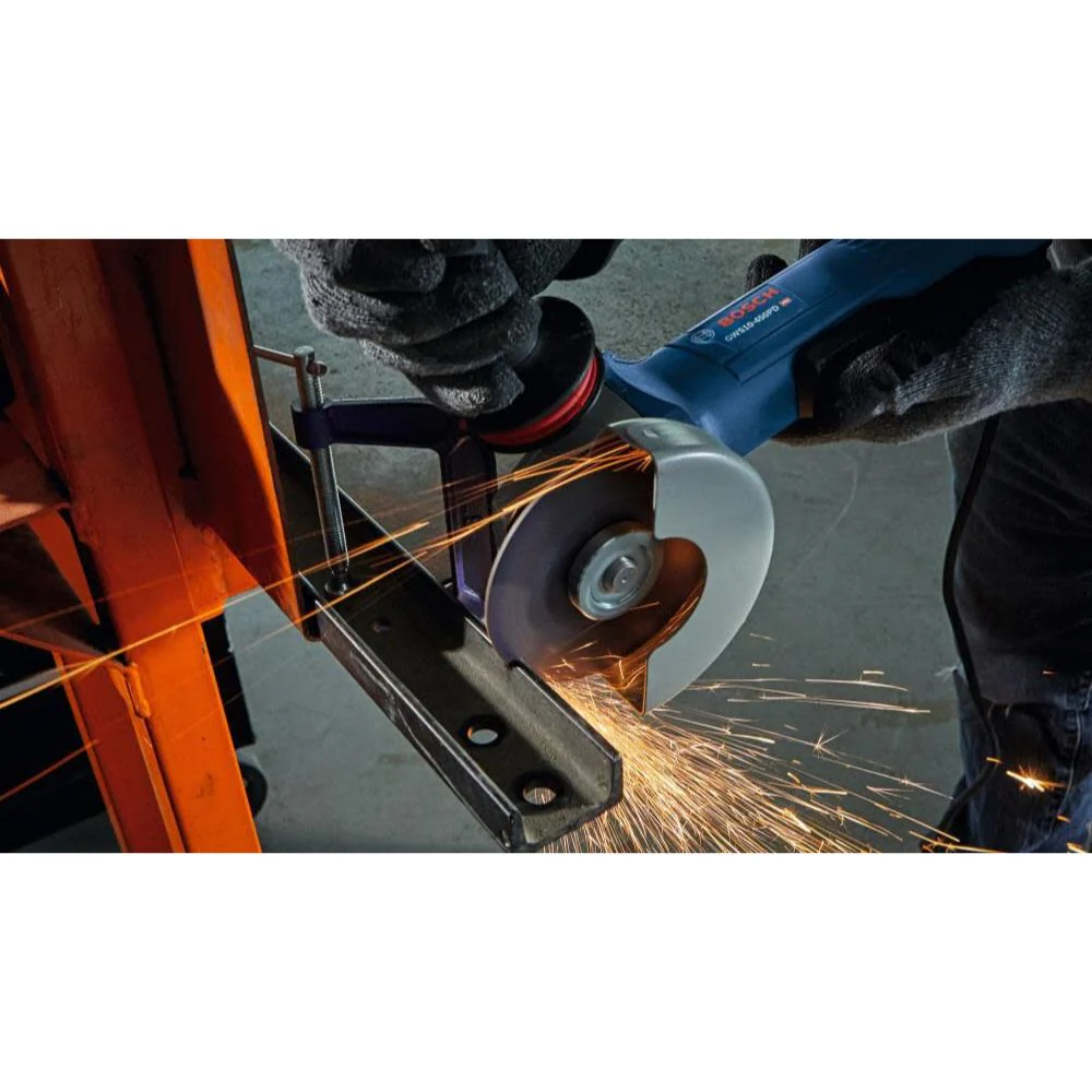 Bosch GWS10-450PD 4-1/2 In. Ergonomic Angle Grinder with No Lock-On Paddle Switch - Image 5