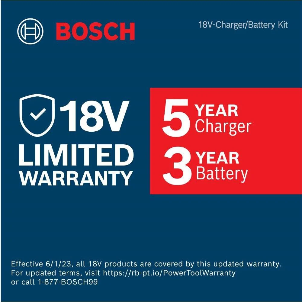 Bosch GXS18V-15N15 18V Starter Kit with (1) CORE18V 4 Ah Advanced Power Battery and 18V Standard Battery Charger - Image 6
