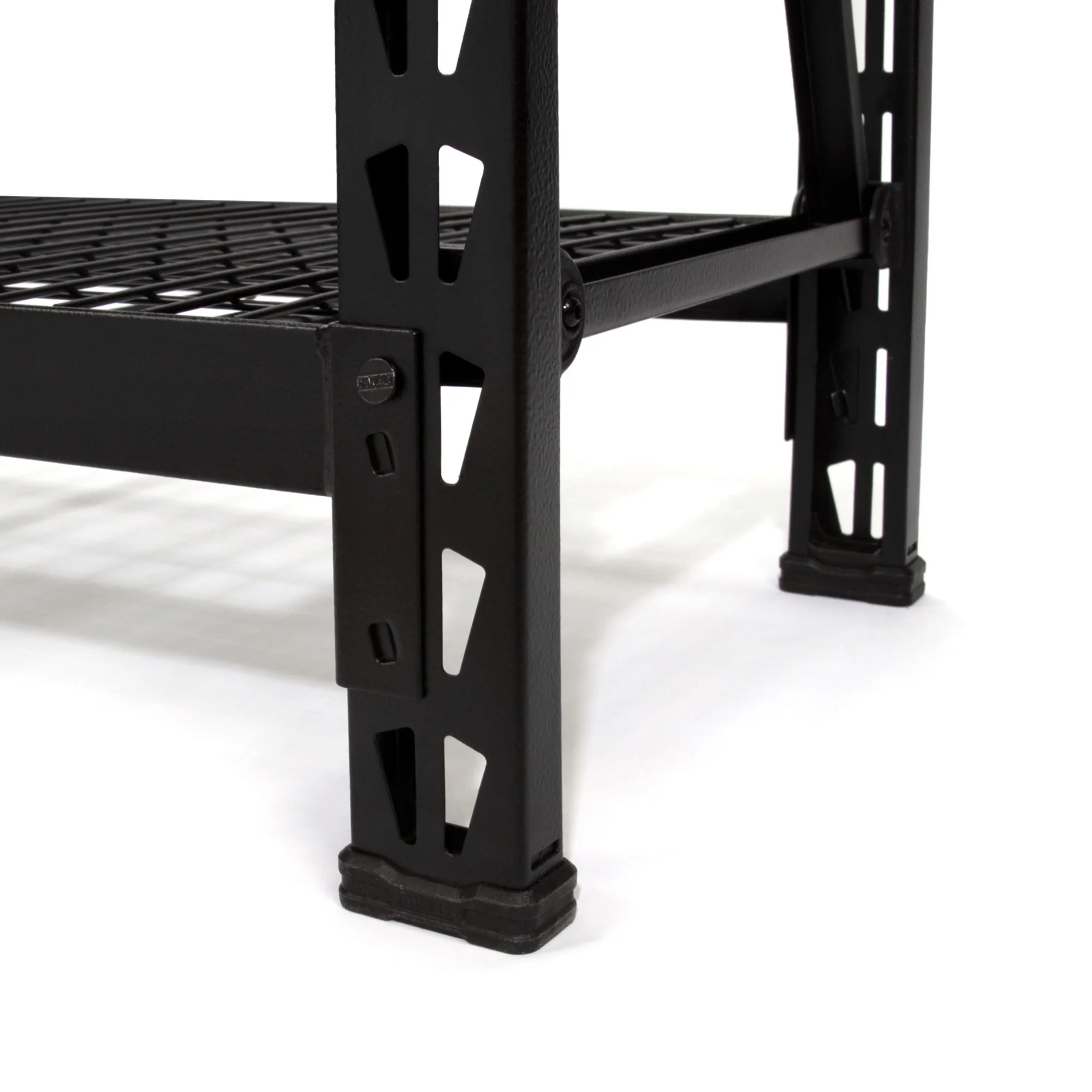 DeWalt 41659 DXST4500BLK-W 4-Foot Tall, Black Frame 3 Shelf Steel Wire Deck Industrial Storage Rack - Image 4