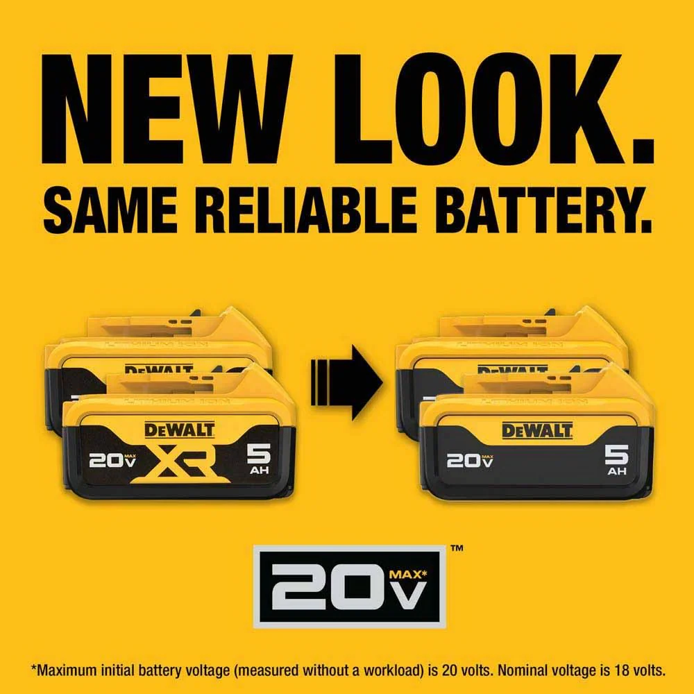 DeWalt DCB205-2 20V MAX 5 ah Battery 2-Pack - Image 3