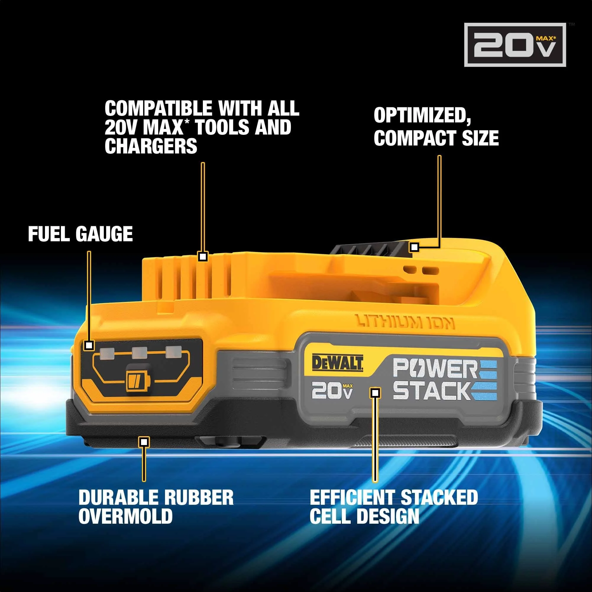 DeWalt DCBP034 20V MAX Powerstack Compact Battery - Image 8