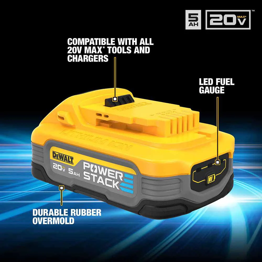 DeWalt DCBP520C 20V Max PowerStack 5Ah Starter Kit - Image 2