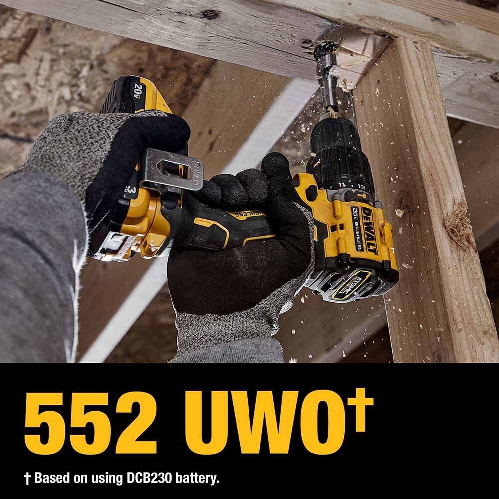 DeWalt DCD799L1 ATOMIC COMPACT SERIES 20V MAX Brushless Cordless 1/2 in. Hammer Drill Kit - Image 11