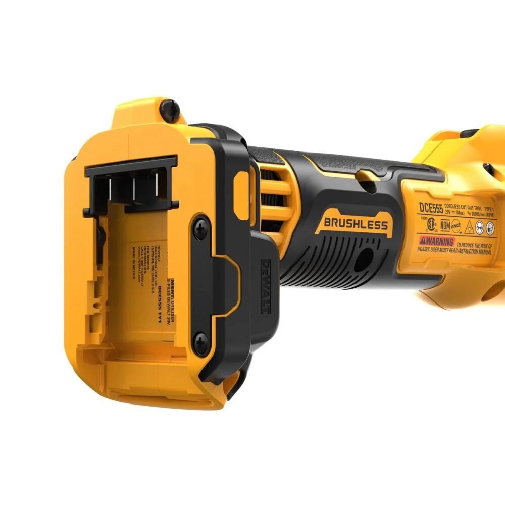 DeWalt DCE555B 20V MAX* Brushless Drywall Cut-Out Tool (Tool Only) - Image 11