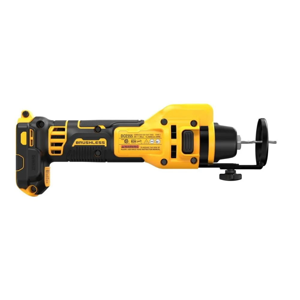 DeWalt DCE555B 20V MAX* Brushless Drywall Cut-Out Tool (Tool Only) - Image 4