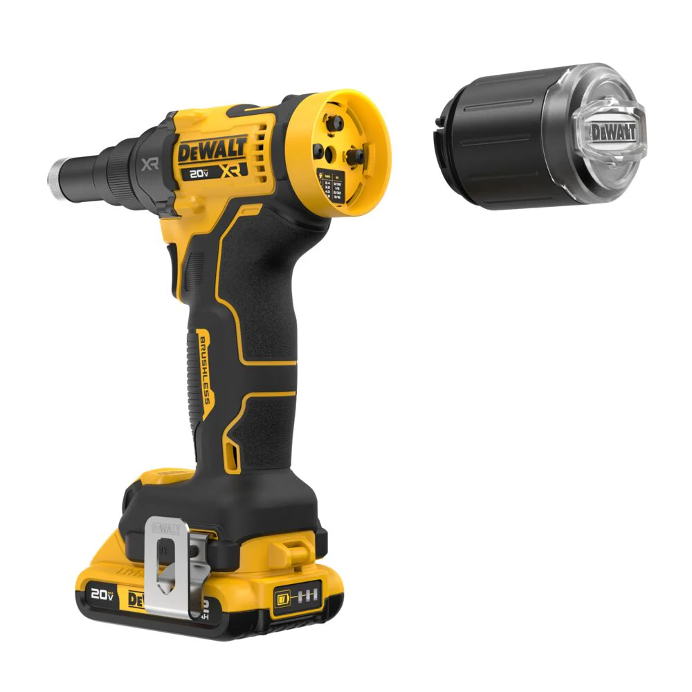 DeWalt DCF403D1 20V MAX XR Brushless Cordless 3/16" Rivet Tool Kit - Image 8