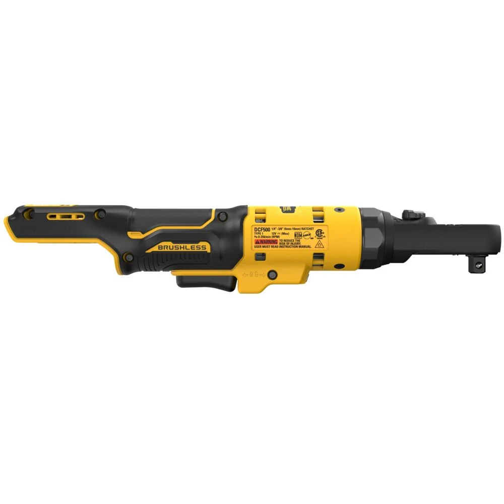 DeWalt DCF500B XTREME 12V MAX* 3/8" and 1/4" Brushless Cordless Sealed Head Ratchet (Tool Only) - Image 3