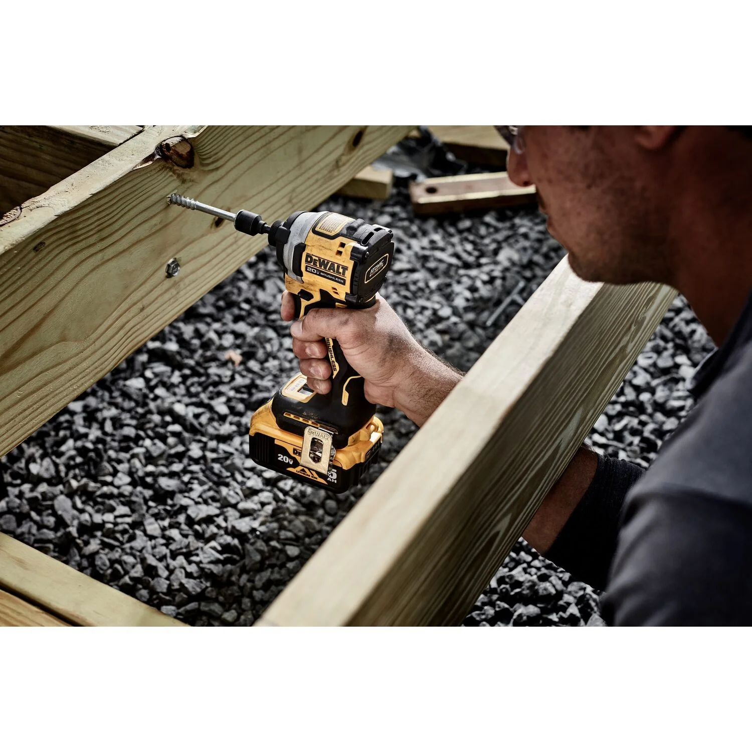 DeWalt DCF850B ATOMIC 20V MAX* 1/4 in. Brushless Cordless 3-Speed Impact Driver (Tool Only) - Image 7