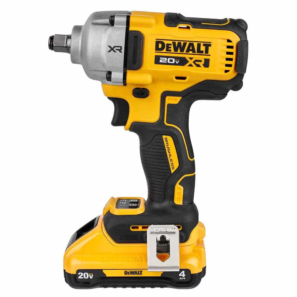 DeWalt DCF891Q1 20V MAX* XR 1/2 in. Mid-Range Impact Wrench Kit with Hog Ring Anvil - Image 2