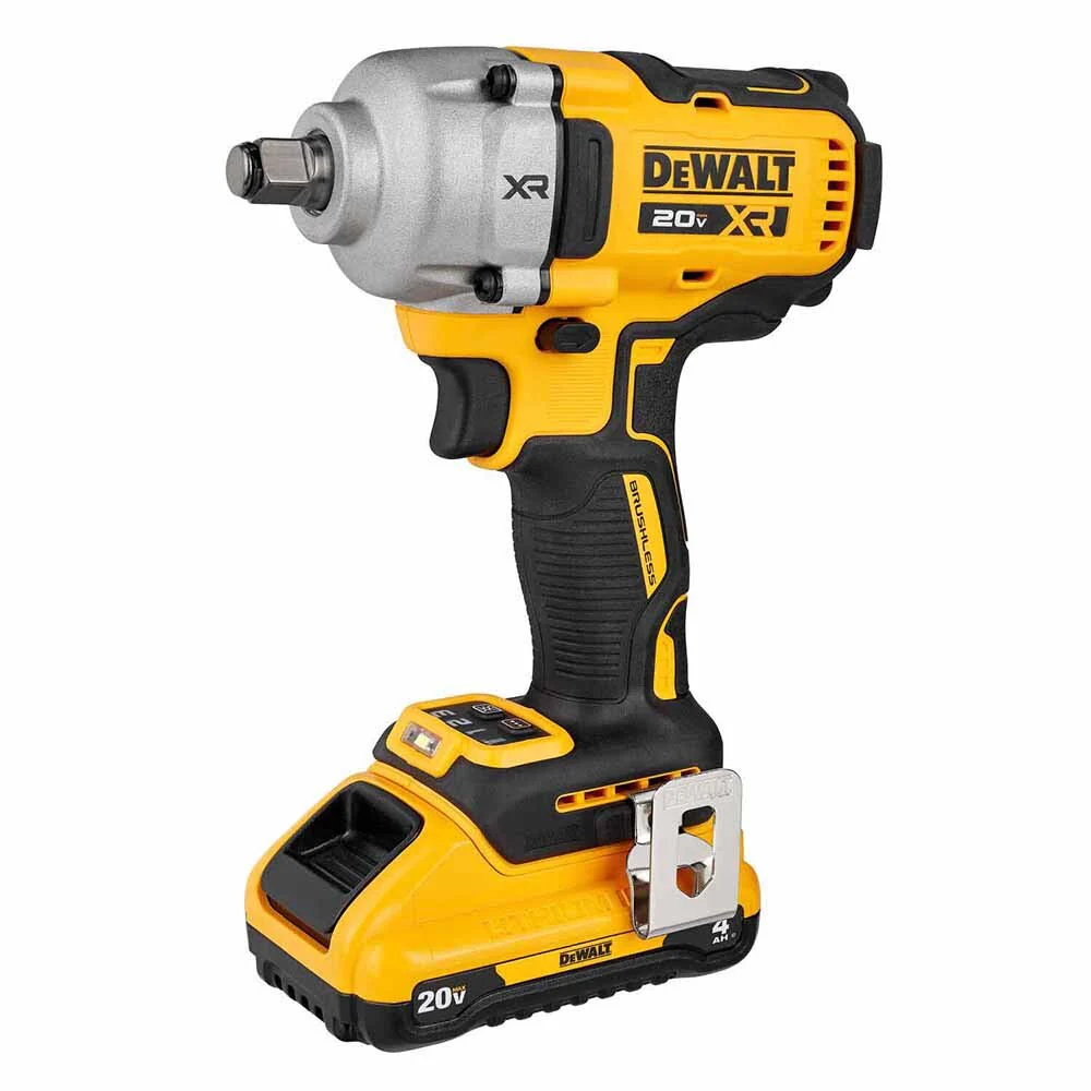 DeWalt DCF891Q1 20V MAX* XR 1/2 in. Mid-Range Impact Wrench Kit with Hog Ring Anvil - Image 3