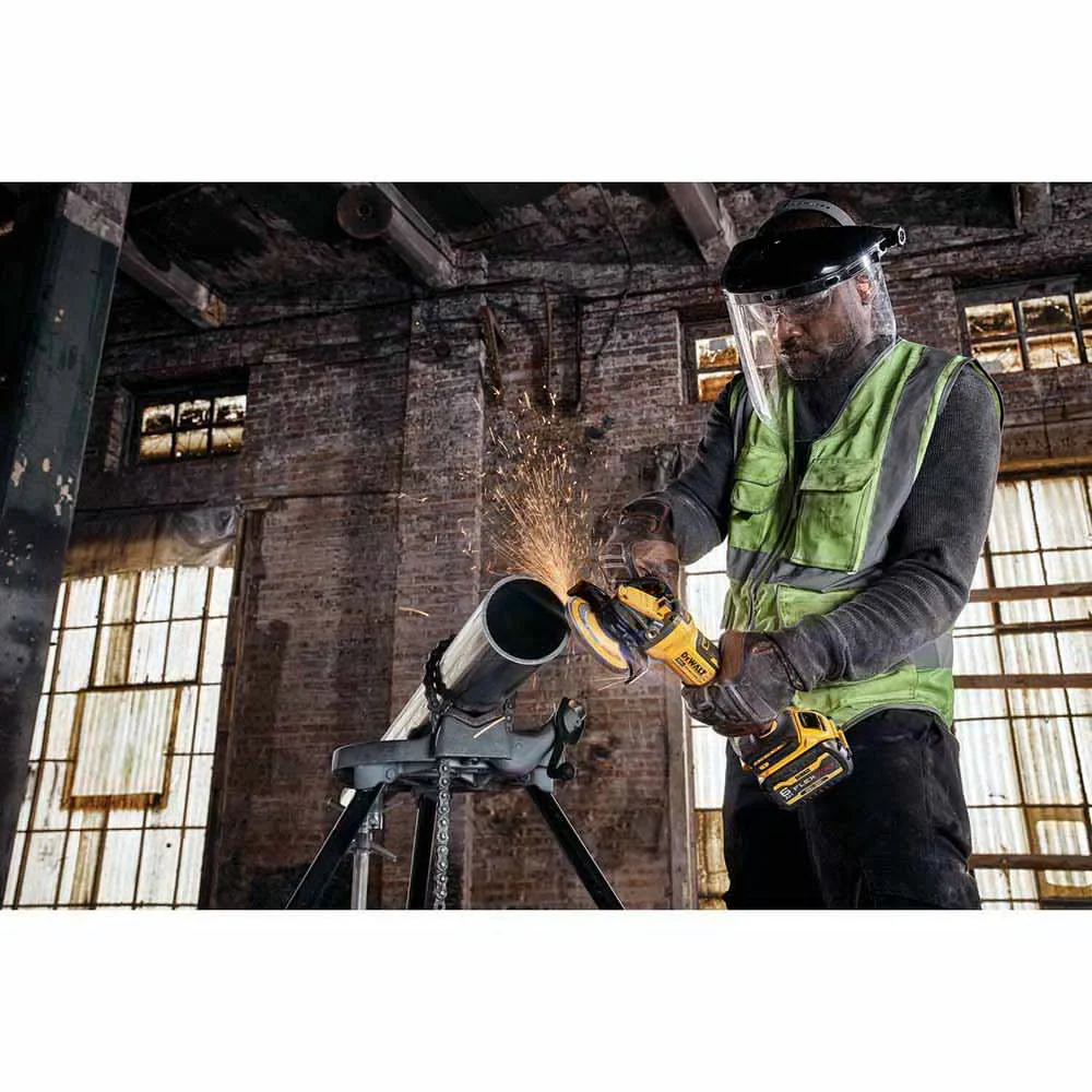 DeWalt DCG416B 20V MAX FLEXVOLT 4-1/2"-5" Paddle Switch Small Angle Grinder - Image 12