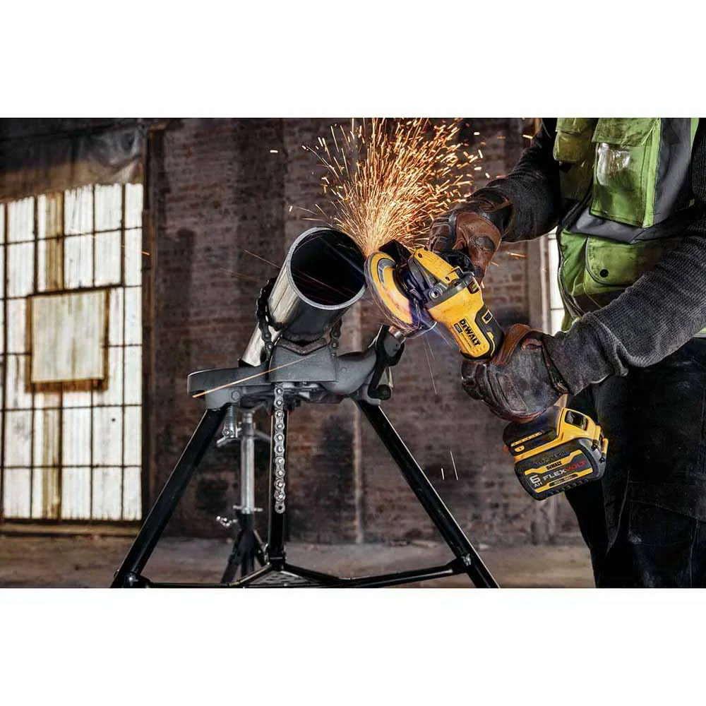 DeWalt DCG416B 20V MAX FLEXVOLT 4-1/2"-5" Paddle Switch Small Angle Grinder - Image 14