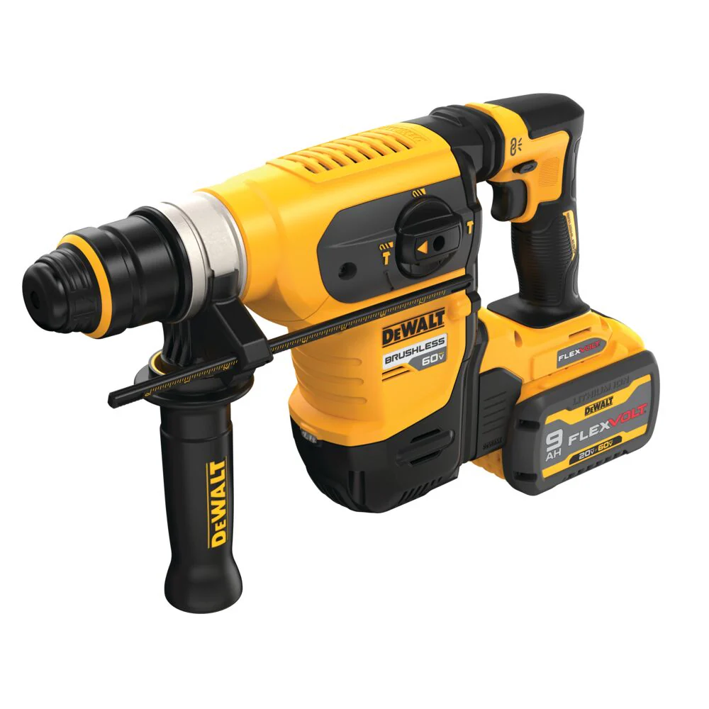 DeWalt DCH416X2 60V Max* 1-1/4" Brushless SDS Plus Rotary Hammer - Image 4