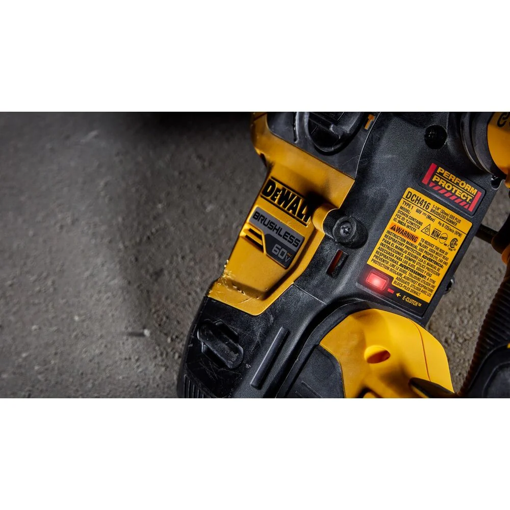DeWalt DCH416X2 60V Max* 1-1/4" Brushless SDS Plus Rotary Hammer - Image 7