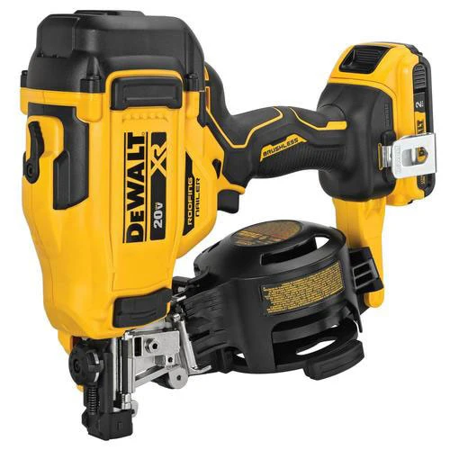 DeWalt DCN45RND1 20V Cordless Roofing Coil Nailer Kit 2.0Ah (15 Deg. 3/4" To 1-3/4") - Image 4