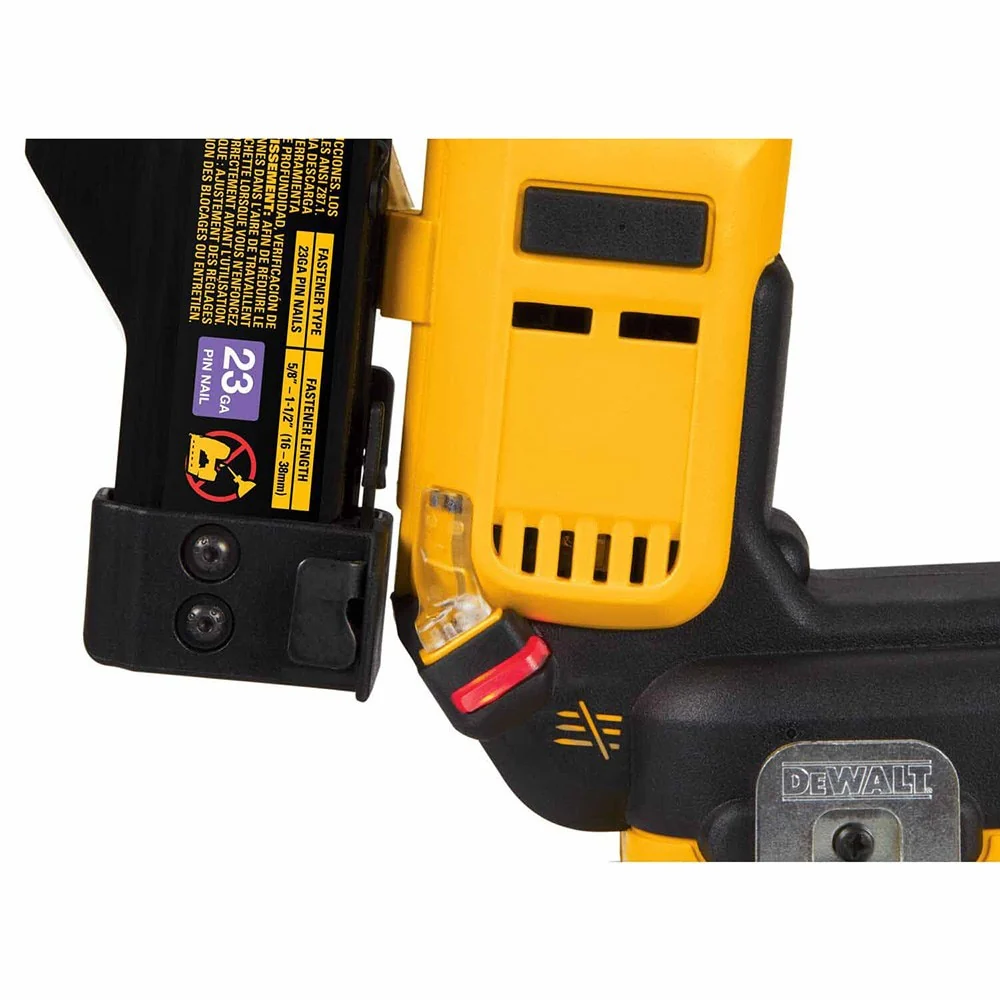 DeWalt DCN623B 20V Max 23Ga Pin Nailer Bare Tool - Image 3
