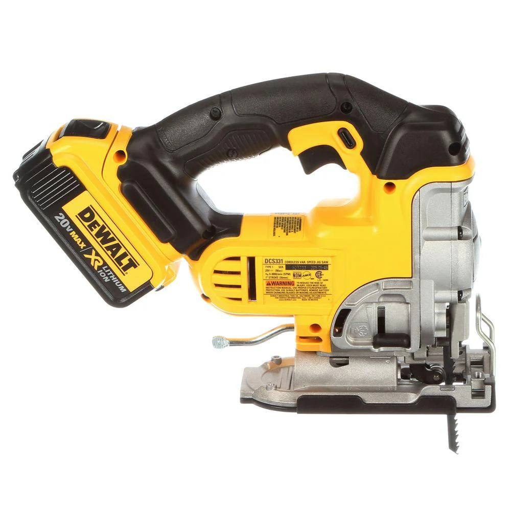 DeWalt DCS334P1 20V MAX* XR Cordless Jig Saw (5 Ah) Kit - Image 4