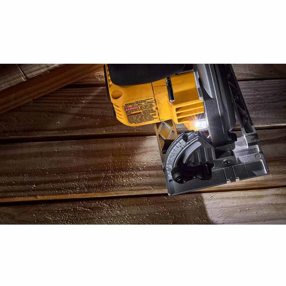DeWalt DCS512B XTREMETM 12V MAX* 5-3/8 in. Brushless Cordless Circular Saw (Tool Only) - Image 6