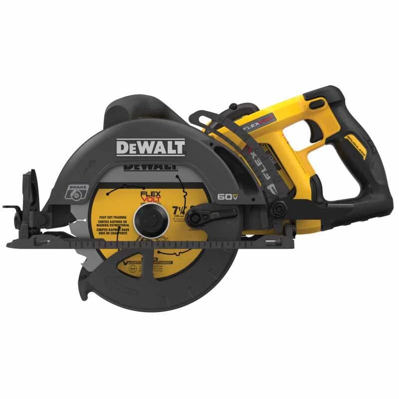 DeWalt DCS577X1 Flexvolt 60V MAX 7-1/4" Cordless Worm Drive Style Saw (9.0Ah Battery) - Image 3