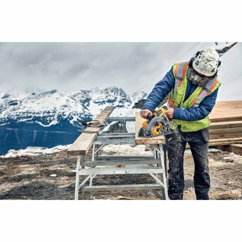 DeWalt DCS577X1 Flexvolt 60V MAX 7-1/4" Cordless Worm Drive Style Saw (9.0Ah Battery) - Image 6