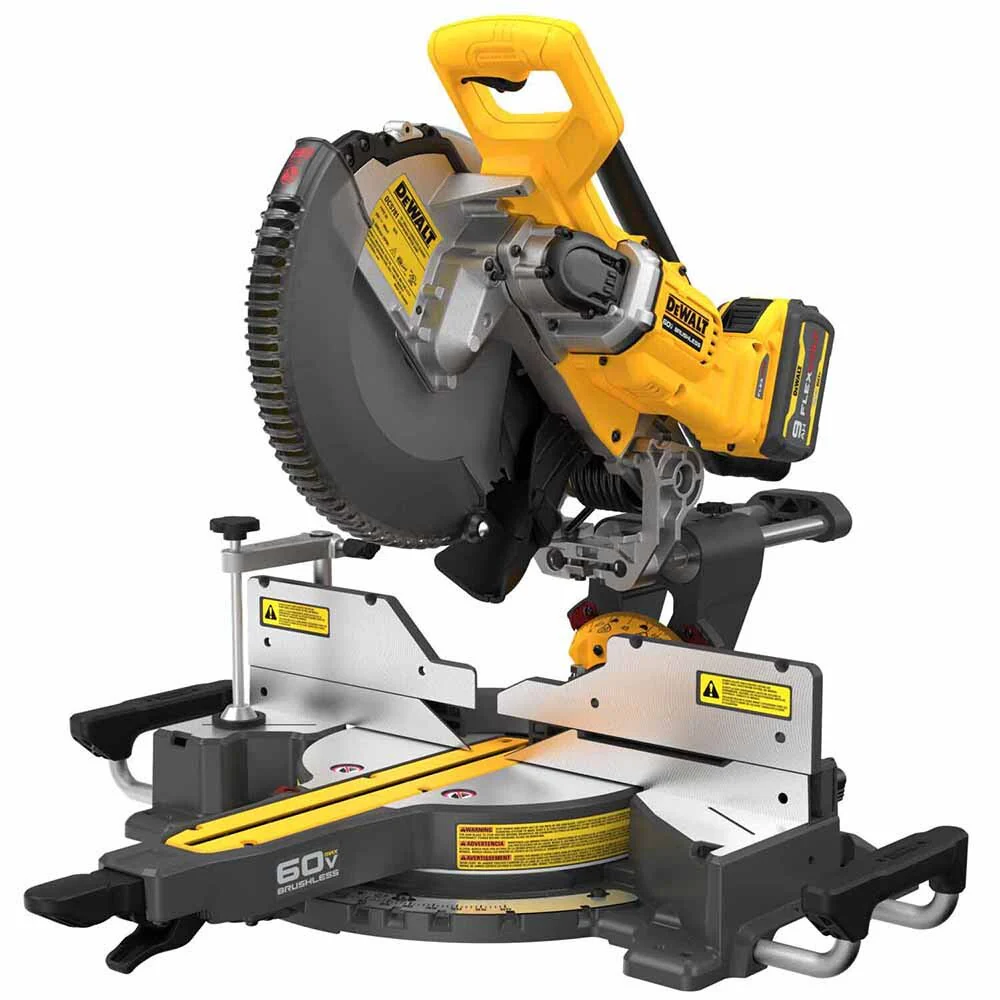 DeWalt DCS781X1 60V MAX Brushless Cordless 12in. Double Bevel Sliding Miter Saw Kit - Image 2