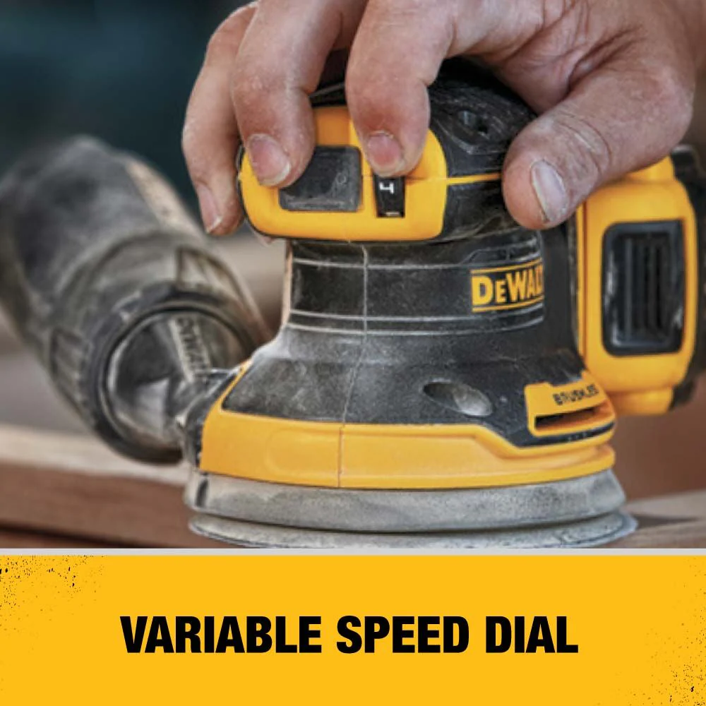 DeWalt DCW210P1 20V Max* XR 5" Cordless Random Orbital Sander Kit - Image 5