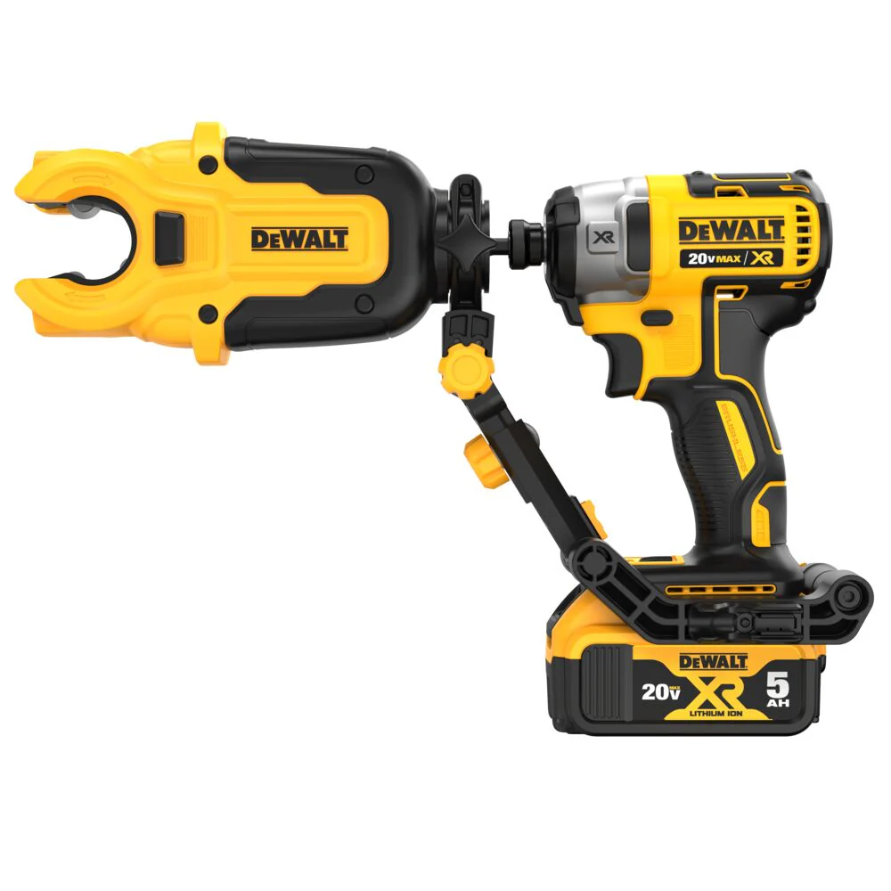 DeWalt DWACPRIR Impact Connect Copper Tubing Cutter with Brace Bracket 1/2"-1" Capacity , Includes 1/2" and 3/4" Cutting Wheels - Image 7