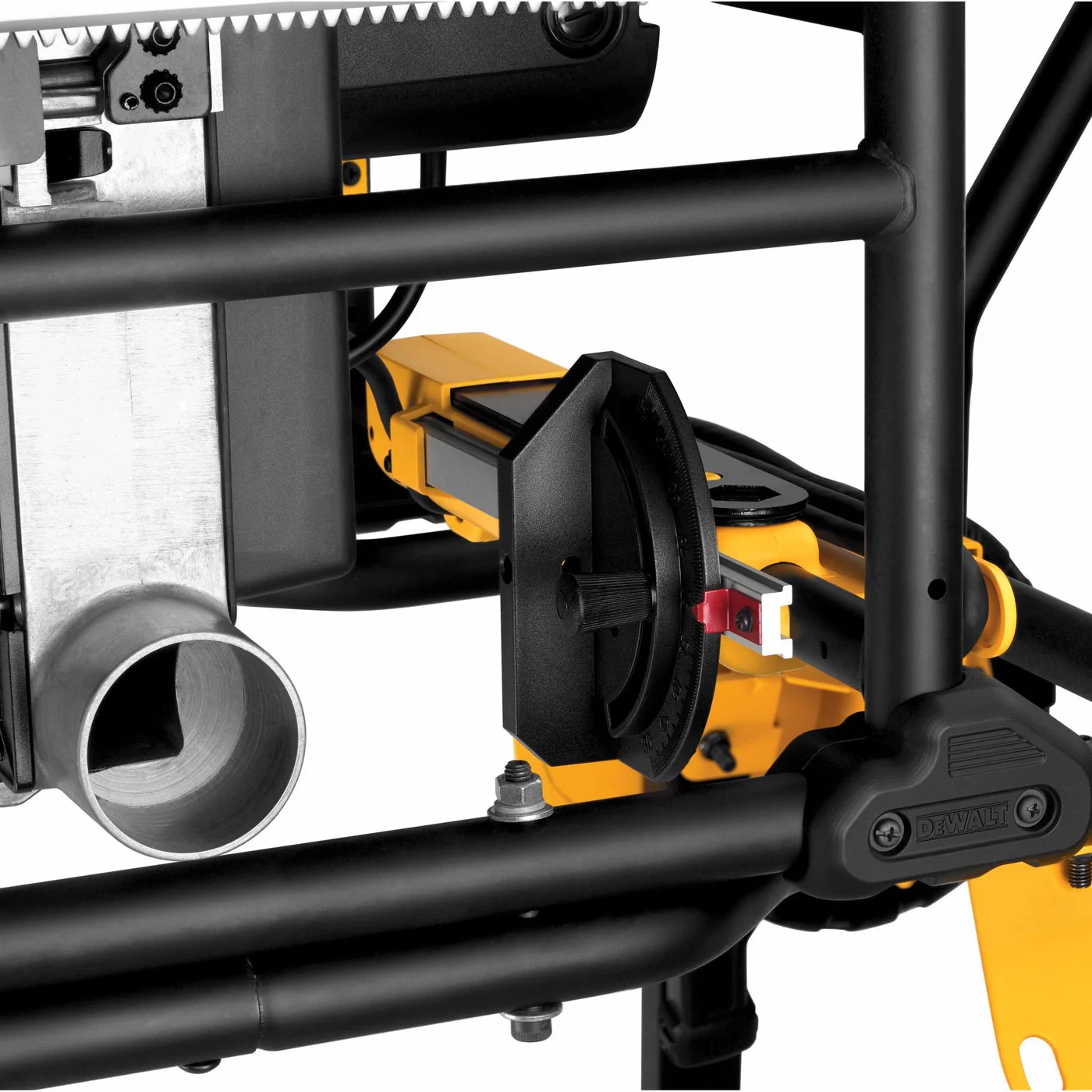 Dewalt DWE7491RS 10" Jobsite Table Saw 32 - 1/2" (82.5cm) Rip Capacity, and a Rolling Stand - Image 9