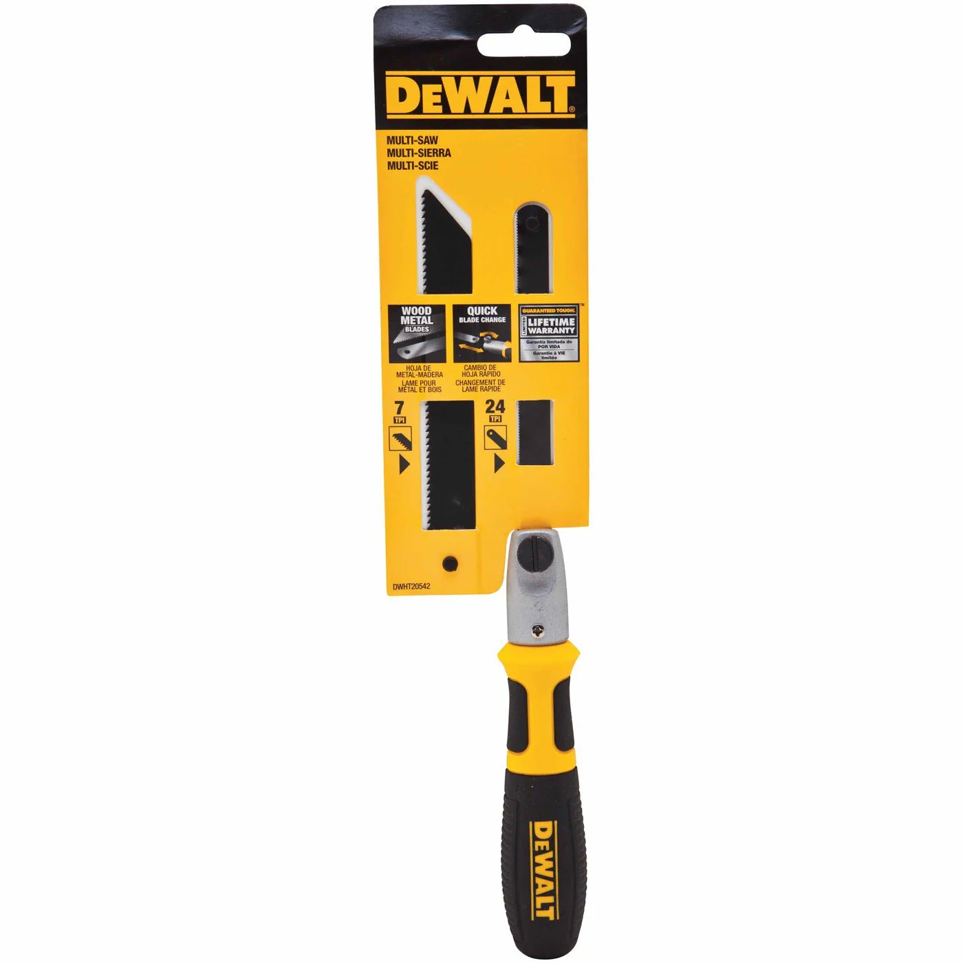 DeWalt DWHT20542 6" Cushion Grip Reciprocal Multi-Purpose Hand Saw - Image 3