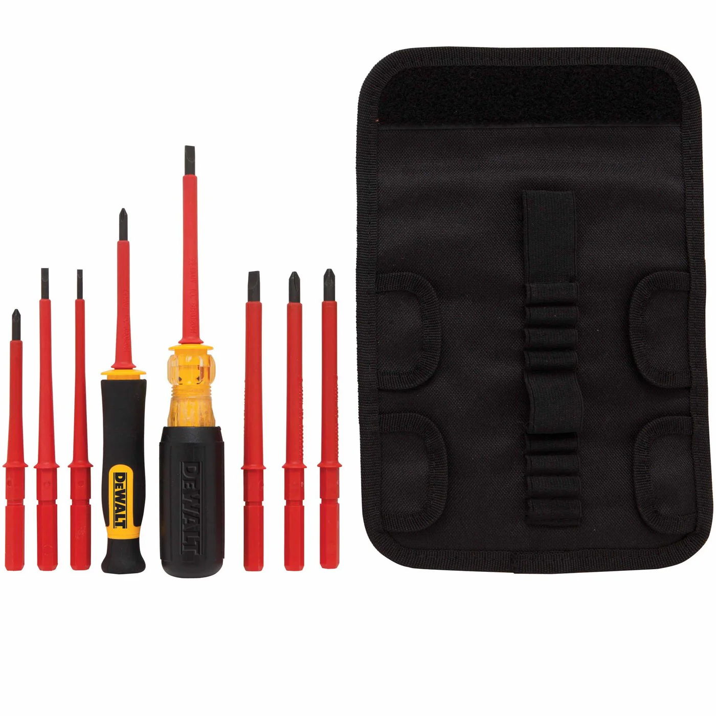 DeWalt DWHT66417 VINYL GRIP INSULATED SCREWDRIVER SET - 10 PC - Image 2
