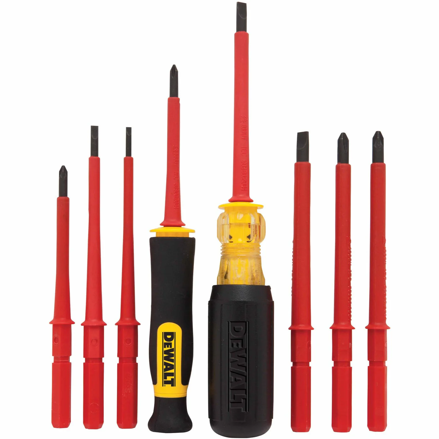 DeWalt DWHT66417 VINYL GRIP INSULATED SCREWDRIVER SET - 10 PC - Image 3