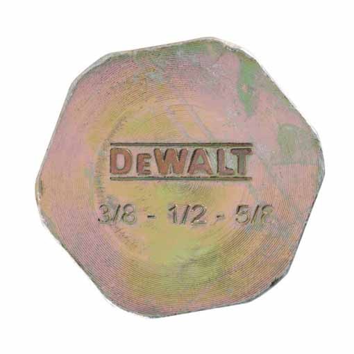 Dewalt PFM353381258 3/8" - 1/2" - 5/8" Bang-It+ - Multi-Thread - Metal Deck Insert (50 PK) Orange - Image 2