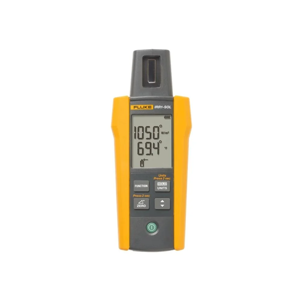 Fluke 5218288 FLK-IRR1-SOL - Solar Irrandiance Meter w/ Temp Probe, Carry Case - Image 2