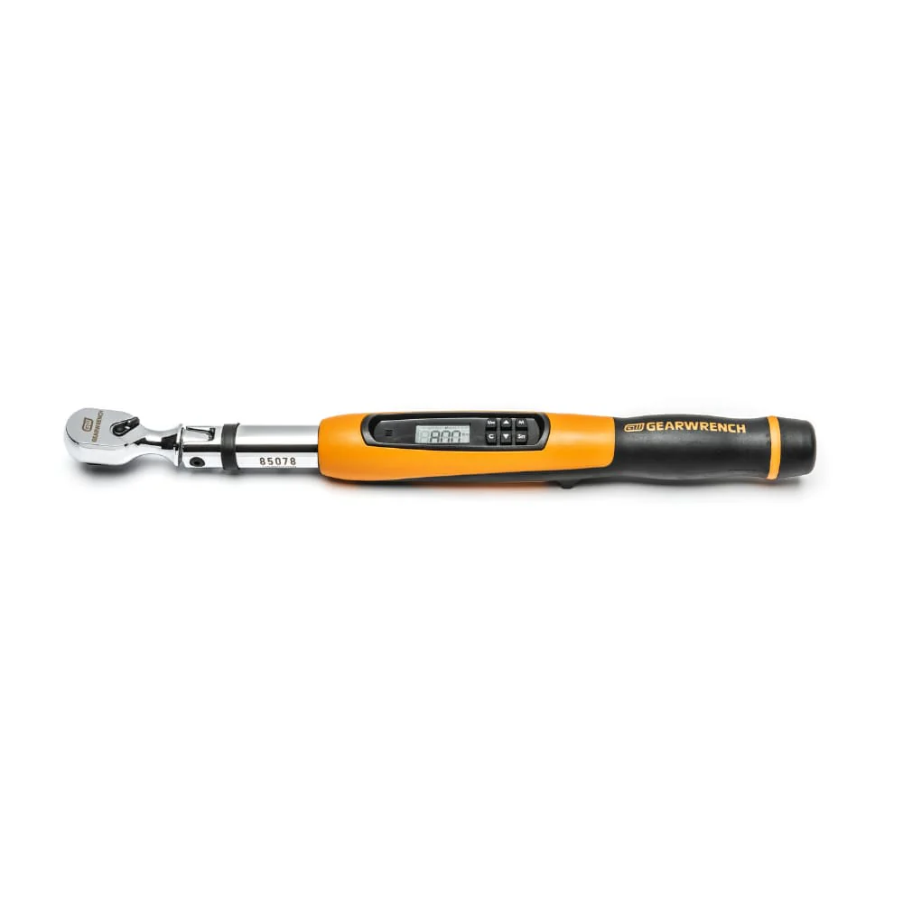 GearWrench 85078 3/8" Flex Head Electronic Torque Wrench with Angle 10-100 ft/lbs. - Image 2