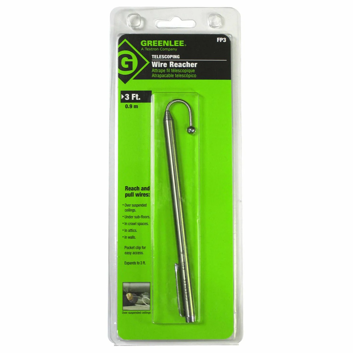 Greenlee FP3 3' Fish Pole (23902) - Image 2