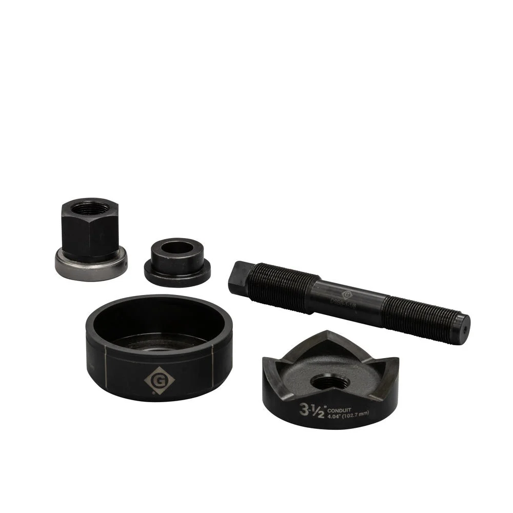Greenlee K3BB-3-1/2 3-1/2" Conduit Size Manual Knockout Set - Image 2