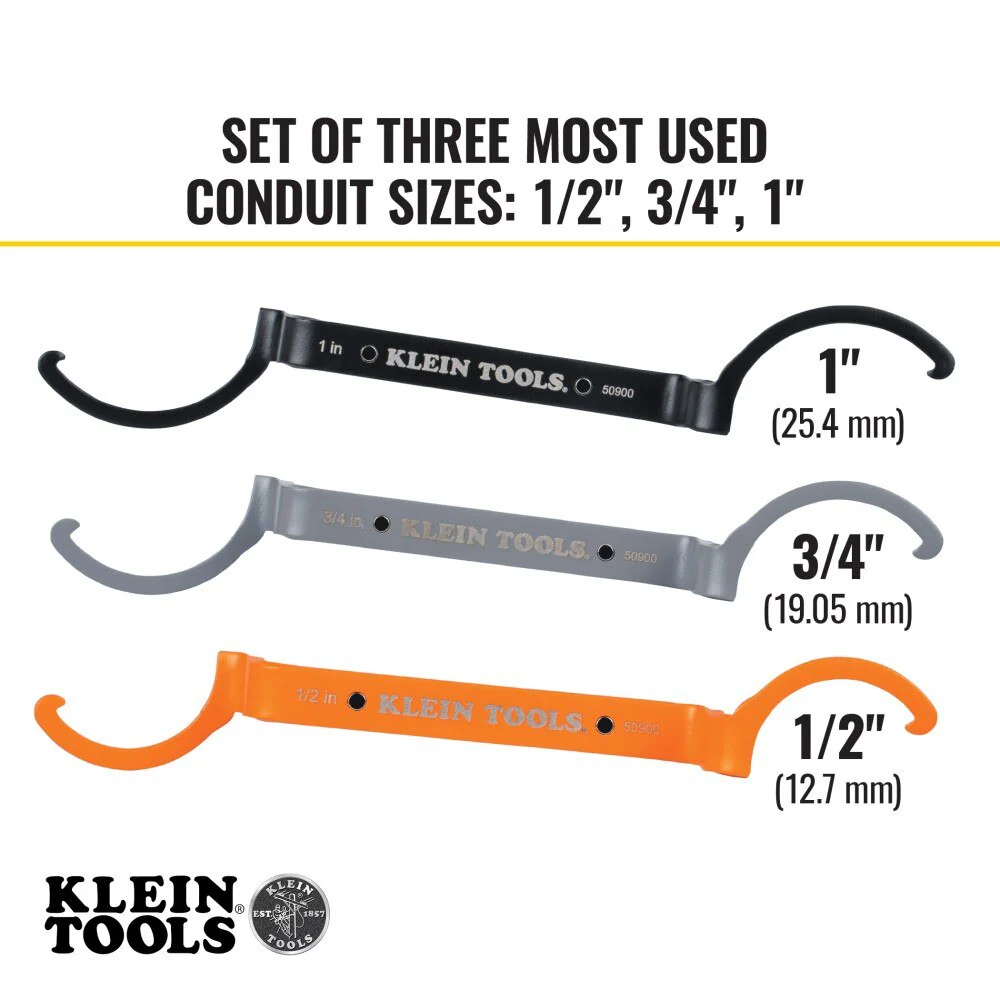 Klein 50900R Locknut Wrench Set - Image 6