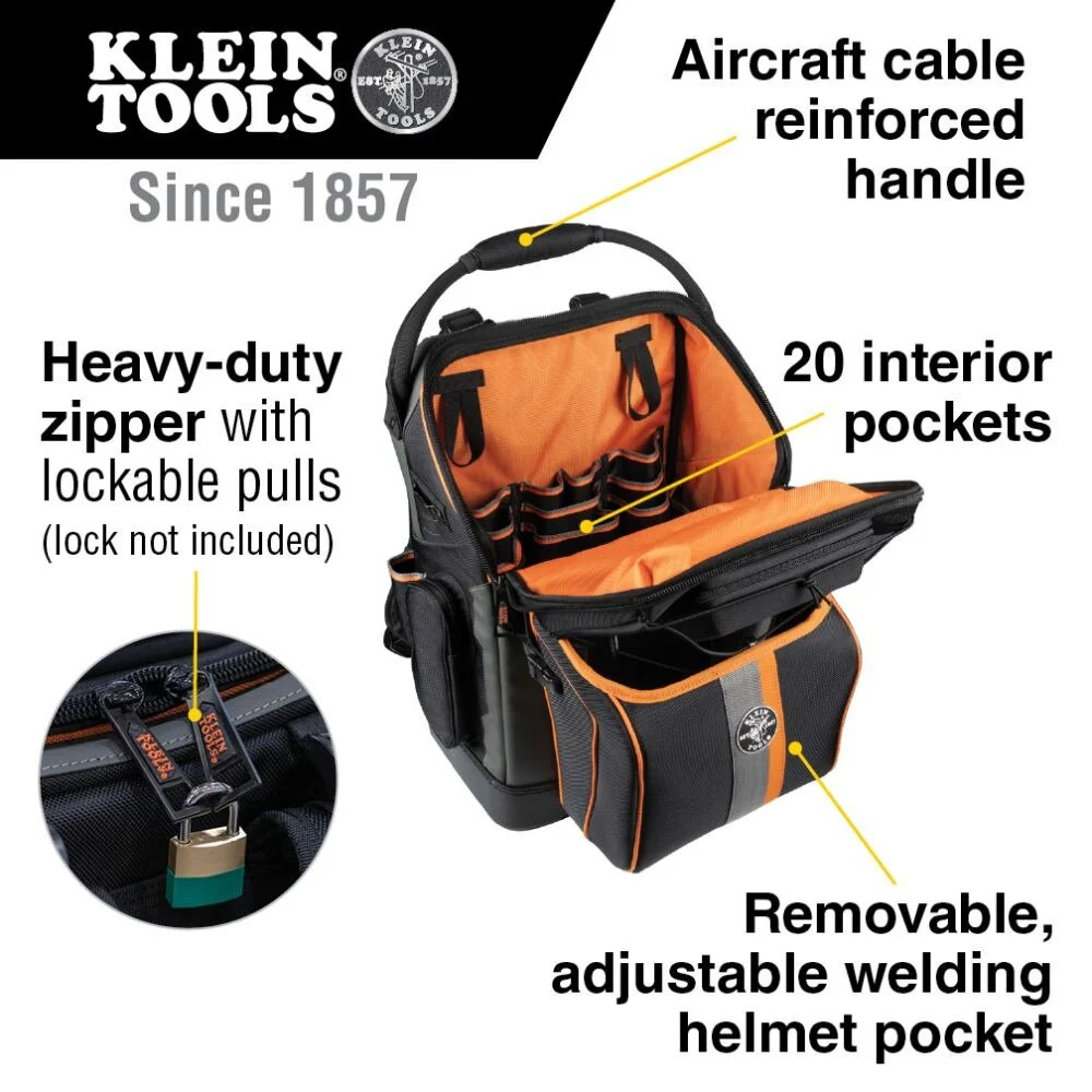 Klein 55665 Tradesman Pro™ Ironworker and Welder Backpack - Image 2
