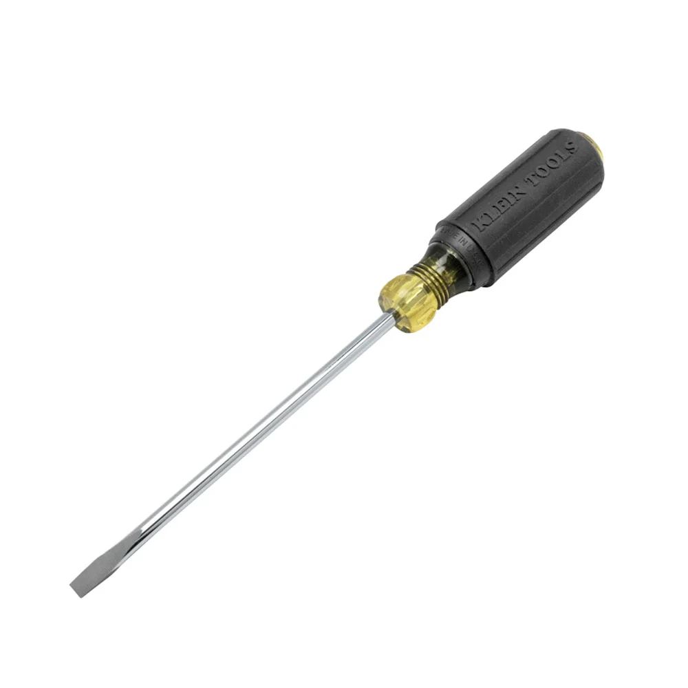 Klein Tools 605-6 1/4" Cabinet Tip Screwdriver, Heavy Duty, 6" - Image 4
