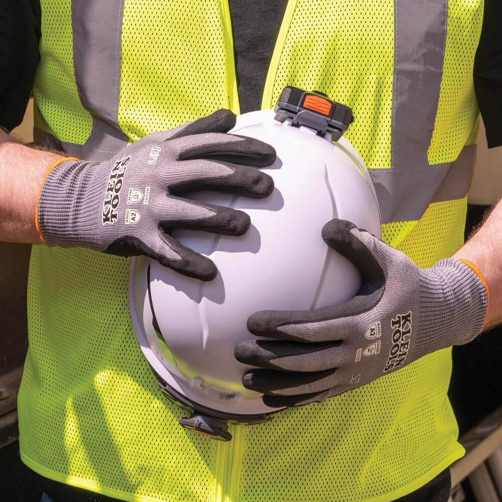 Klein 60585 Knit Dipped Gloves, Cut Level A2, Touchscreen, Large, 2-Pair - Image 5